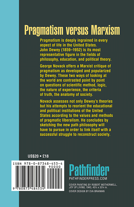 Pragmatism versus Marxism