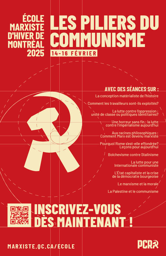 Affiches École marxiste d'hiver 2025