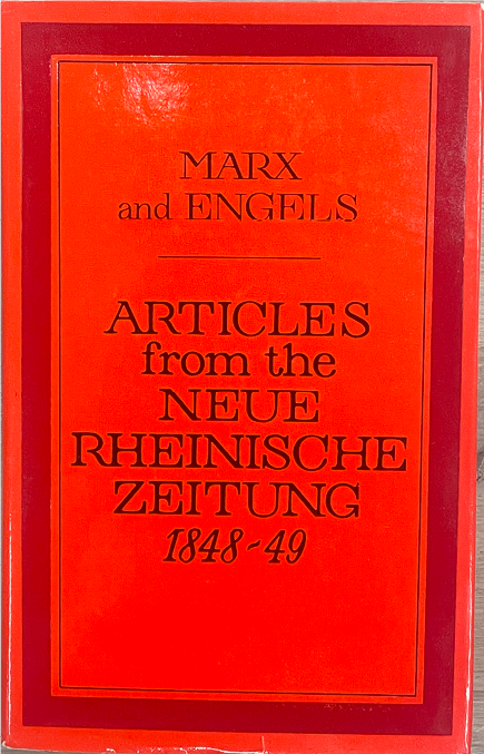 Articles from the Neue Rheinische Zeitung 1848-49