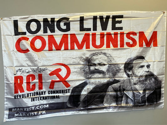 Long Live Communism Flag from the Inqalabi Communist Party