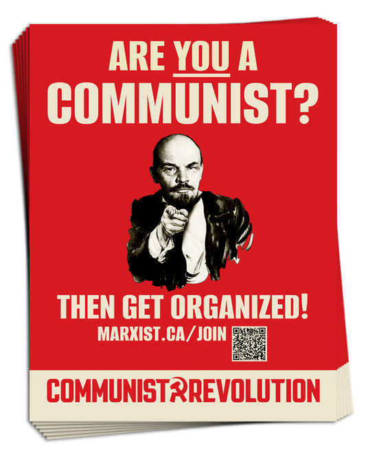"Are You A Communist" posters