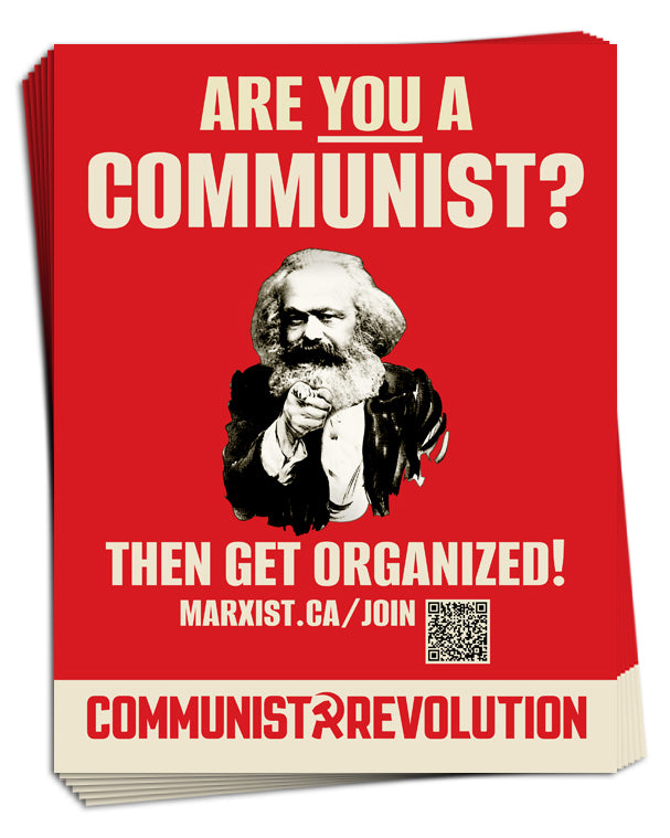 "Are You A Communist" posters