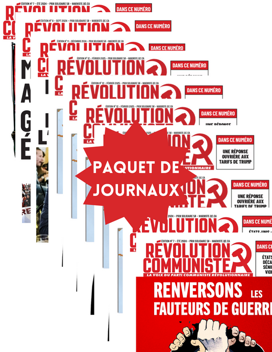 Paquets du dernier numéro de Révolution communiste