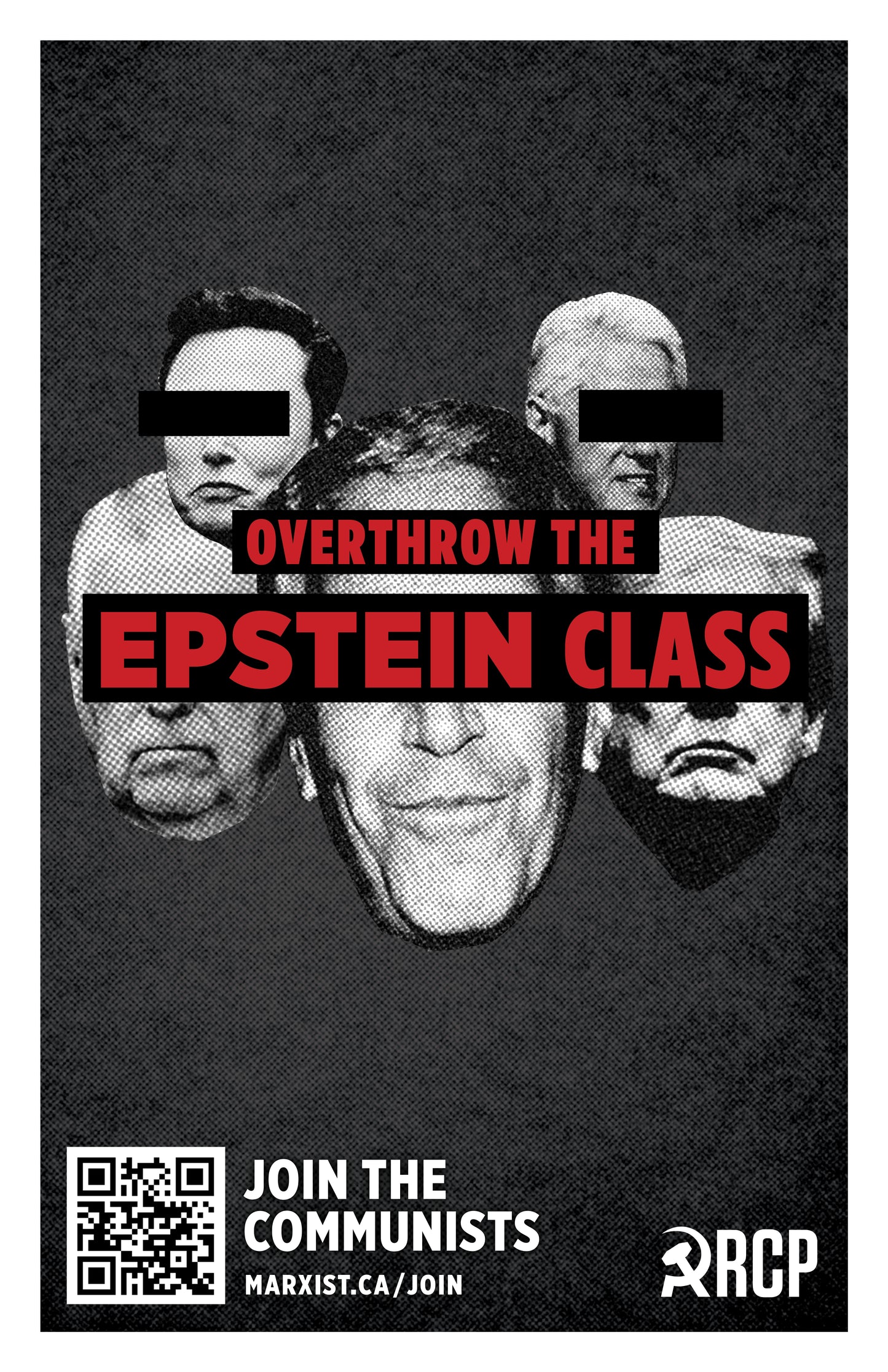 NEW! "Overthrow the Epstein Class" Poster