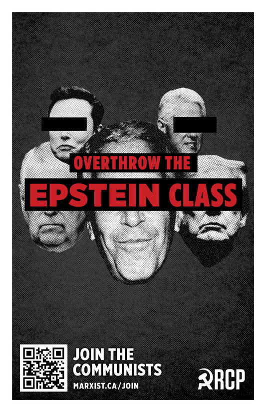 NEW! "Overthrow the Epstein Class" Poster