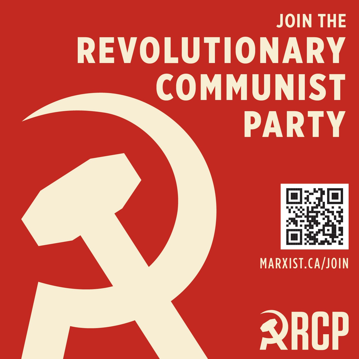 "Join the RCP" stickers