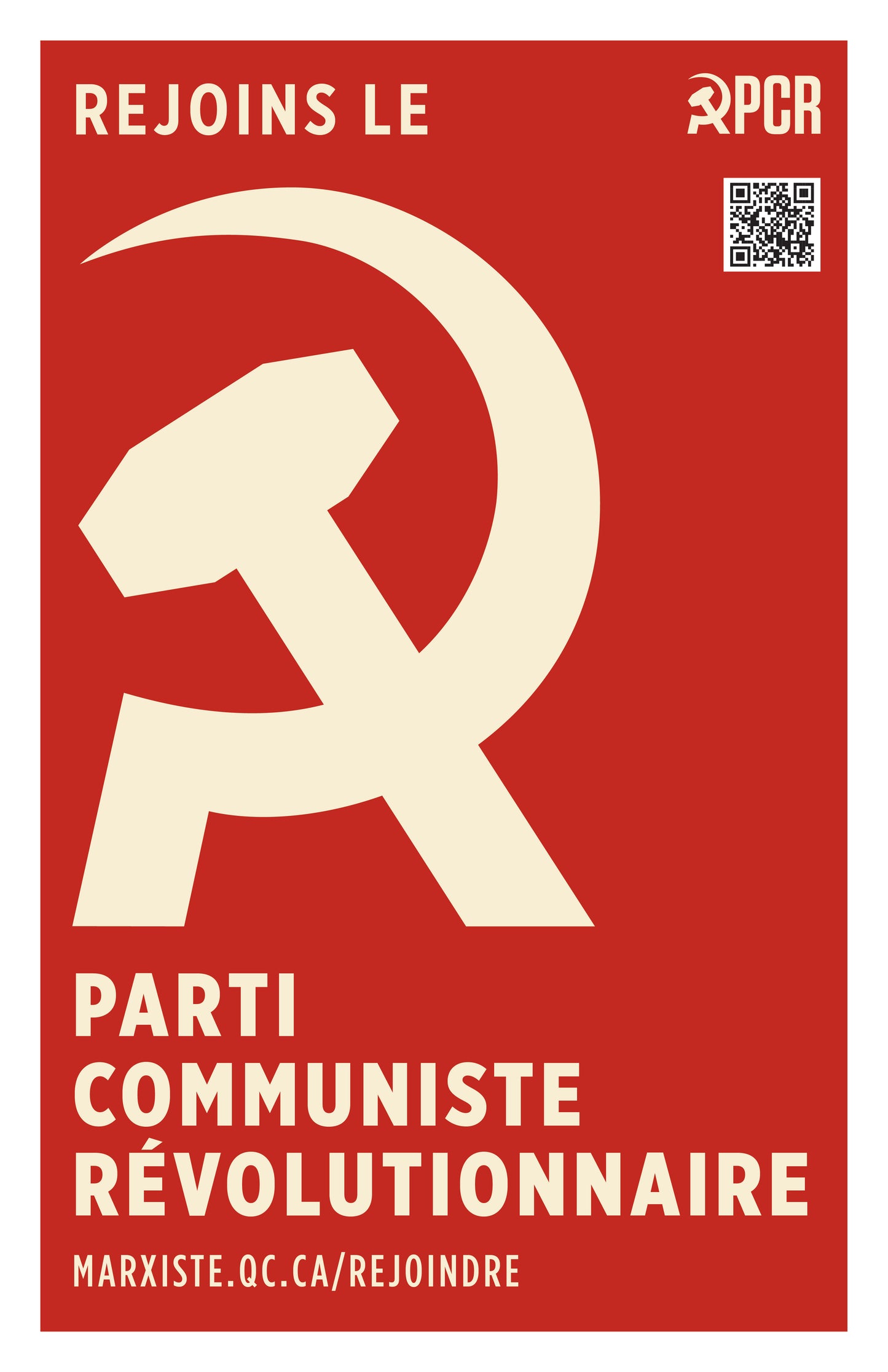 NOUVEAU! Affiche "Rejoins le PCR"