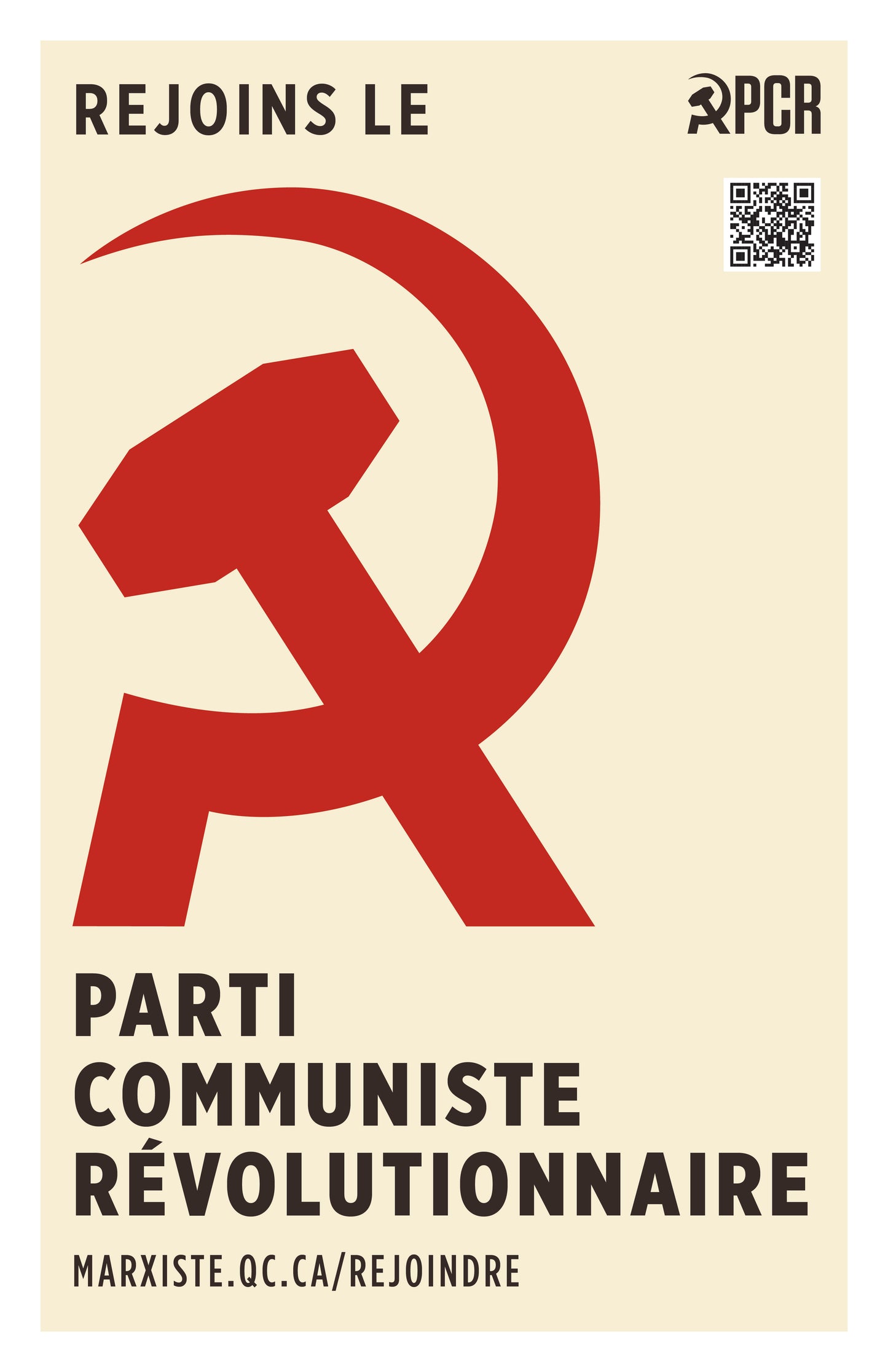 NOUVEAU! Affiche "Rejoins le PCR"