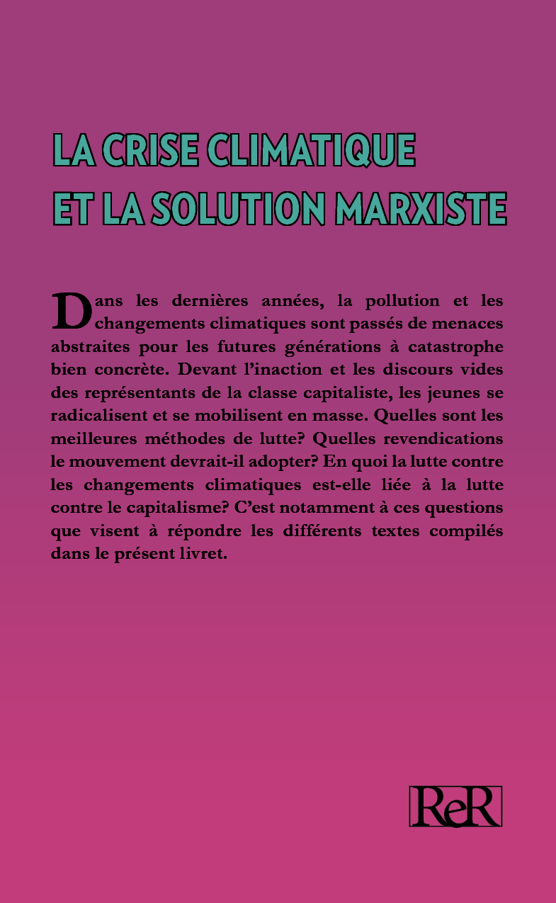 La crise climatique et la solution marxiste