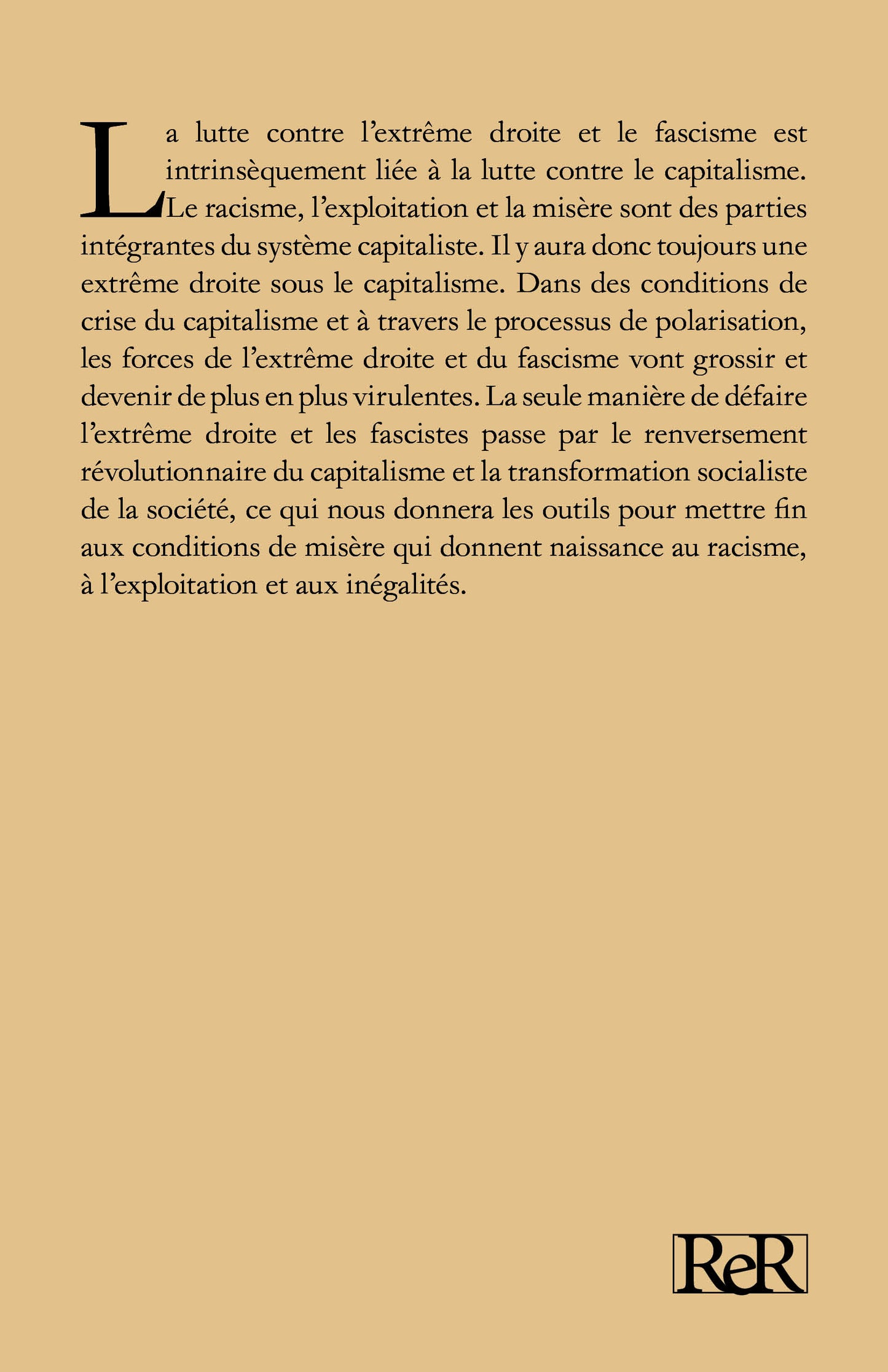 Qu'est ce que le fascisme et comment le combattre?